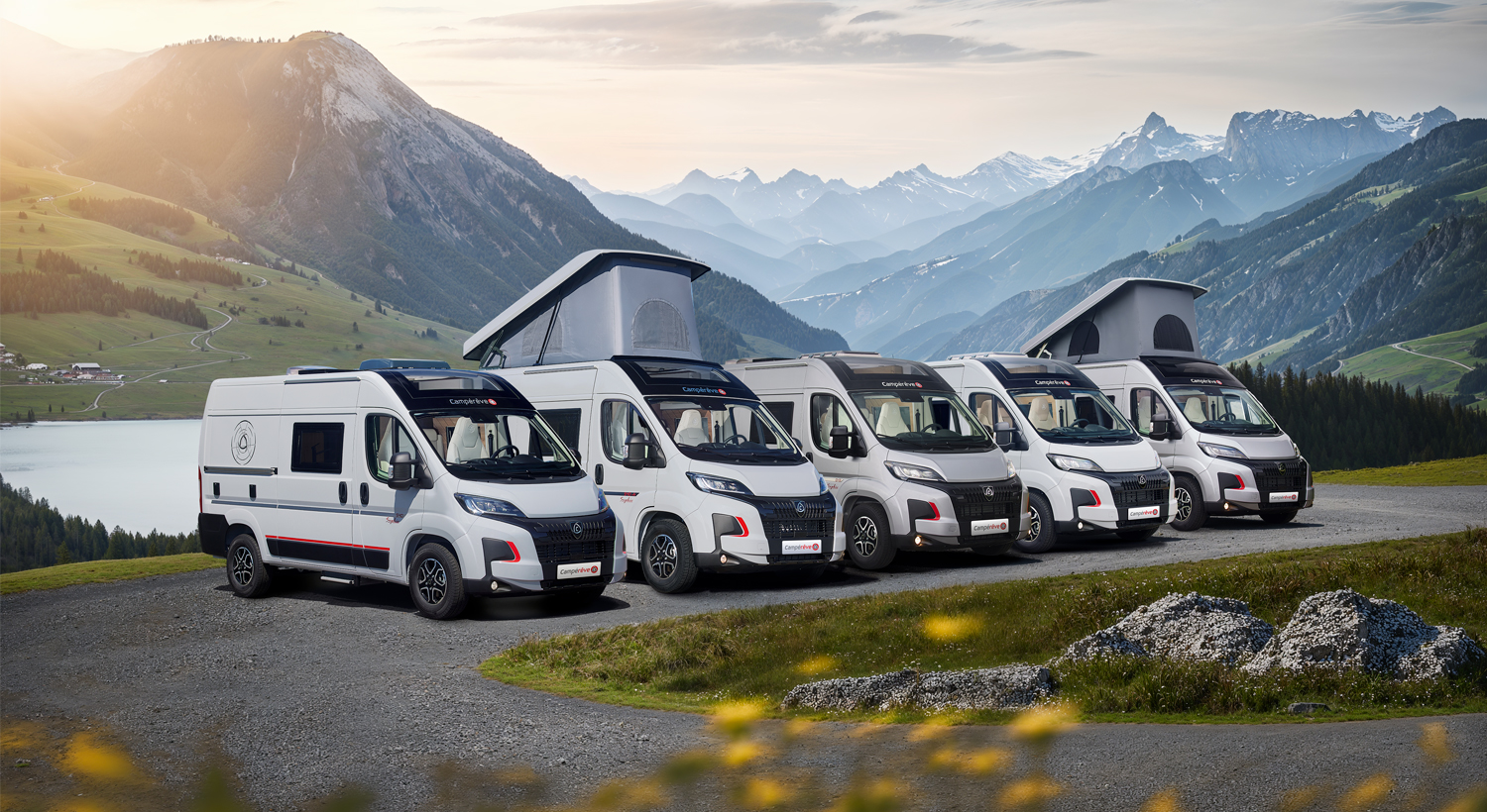 5 fourgons de la gamme Camp�r�ve Magellan