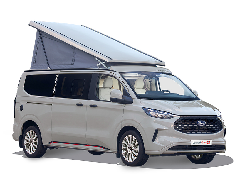 Vue ext�rieure du porteur Ford pour Camp�r�ve