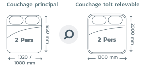 Lits Camp�r�ve Magellan 540 Air Saphir