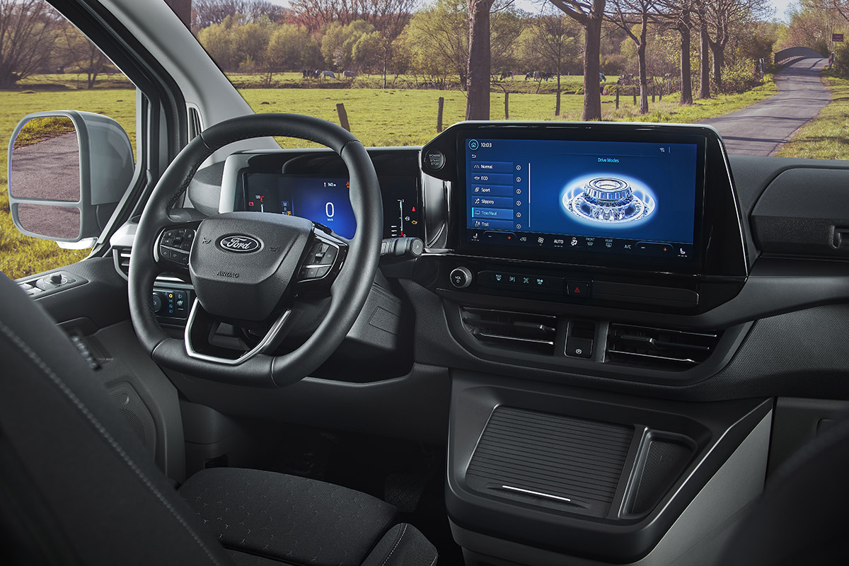 Vue extrieure du porteur Ford pour Camprve